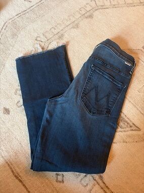 Mother Jeans - Dark Blue Women’s Straight Jeans